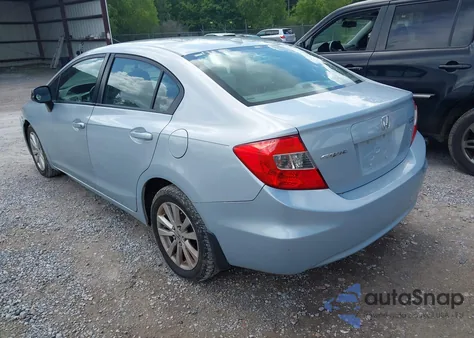 2012 Honda Civic Ex-L из США, поврежденный, VIN 19XFB2F92CE011583